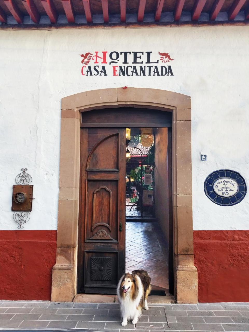 Hotel Casa Encantada ปาทซ์คูเอโร ภายนอก รูปภาพ